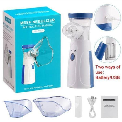 Portable Rechargeable Nebulizer Machine Asthma Inhaler 0.5L for Kids and Adults