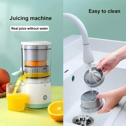 Portable Electric Citrus Juicer | USB Rechargeable Hands-Free Fruit Extractor for Fresh Juice Anywhere