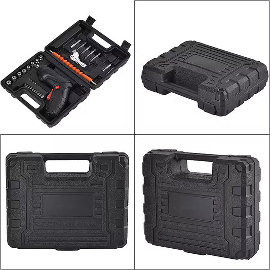47-Piece Foldable Wireless Electric Screwdriver Kit with Adjustable Torque & USB Charging