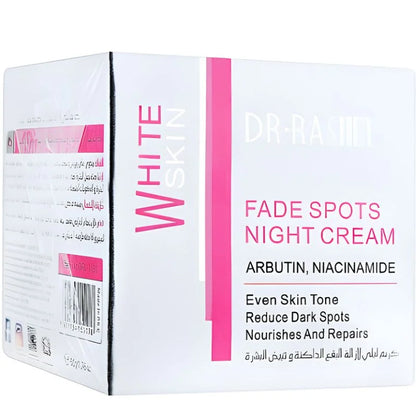 Dr. Rashel White Skin Fade Spots NIGHT Cream | Brightening & Hydrating Night Formula with Arbutin & Niacinamide | Imported