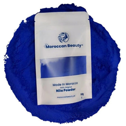 Moroccan Beauty Blue Nila Powder 50g | Skin Whitening, Anti-Inflammatory & Hydrating