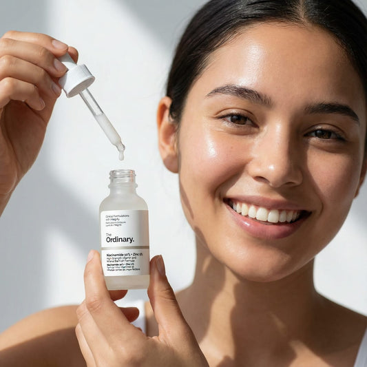 The Ordinary Niacinamide 10% + Zinc 1% Serum –  Oil Balance | Acne Marks & Dark Spots Treatment (30ml)