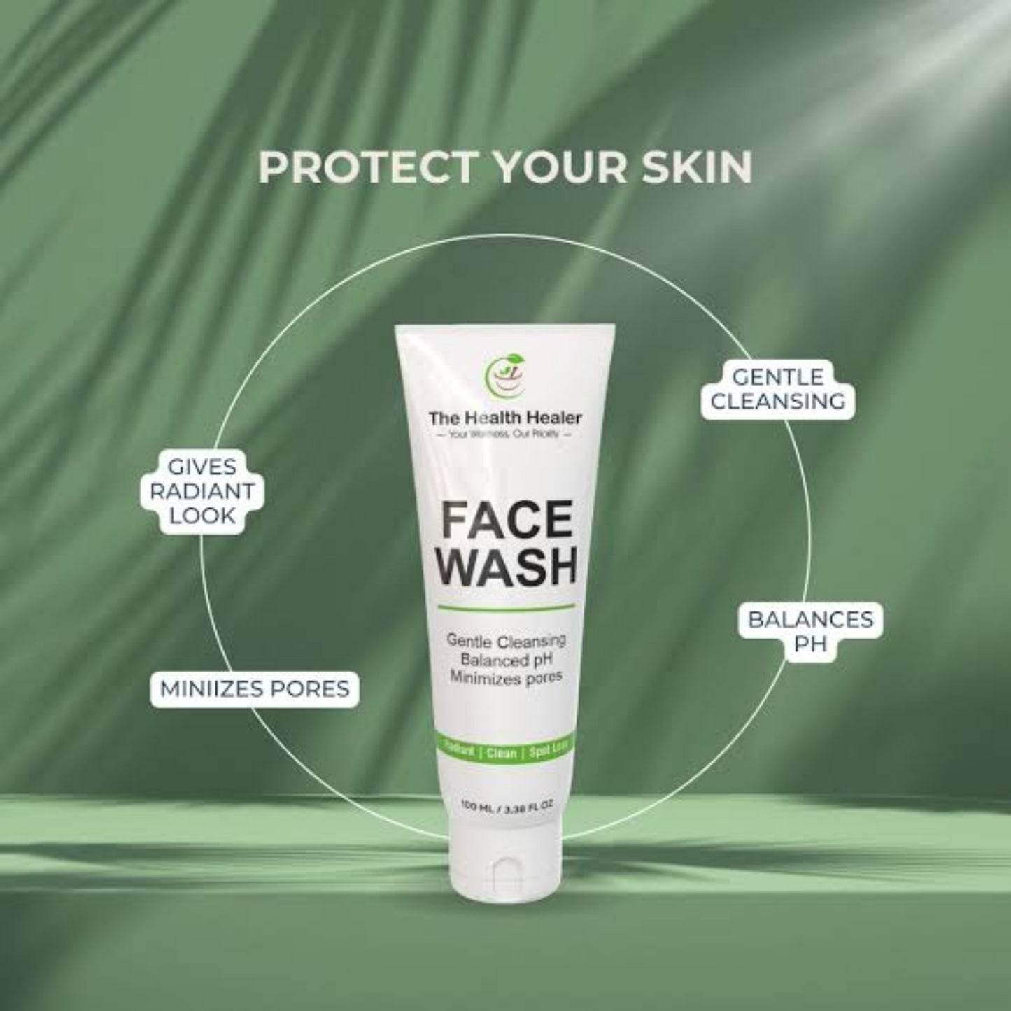 Brightening Glow Kit by The Health Healer | Face Wash, Scrub & Night Cream Set