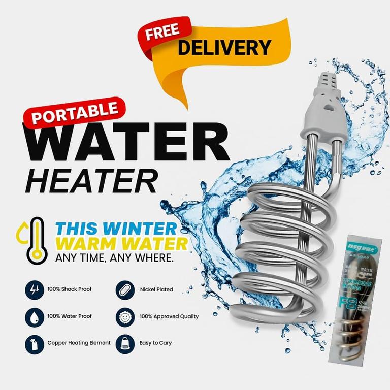 Imported Electric Water Heating Rod - Cash On Delivery