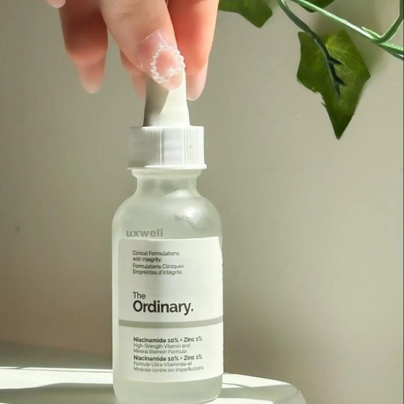 The Ordinary Niacinamide 10% + Zinc 1% Serum –  Oil Balance | Acne Marks & Dark Spots Treatment (30ml)