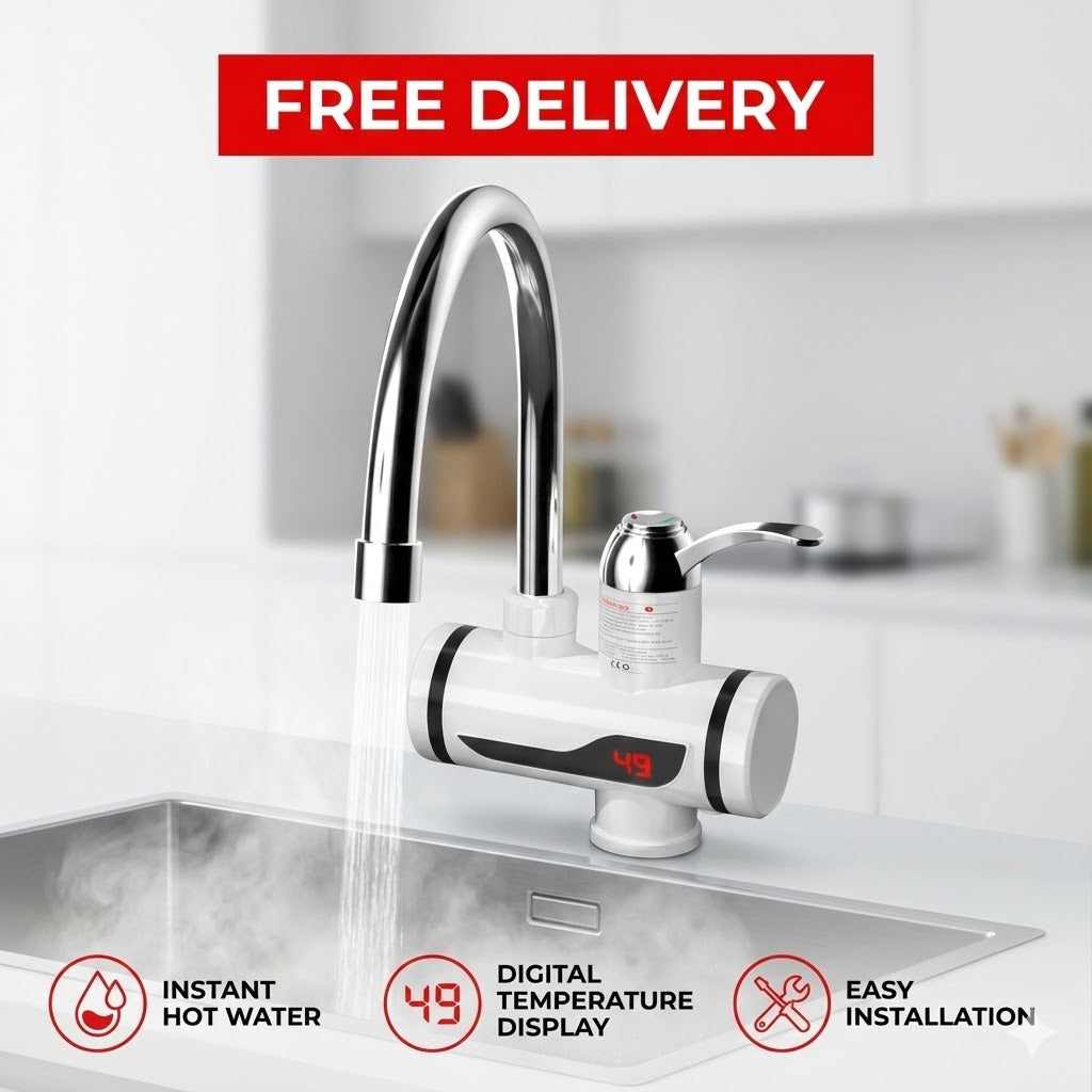 Electric Heating Water Faucet -  Cash On Delivery